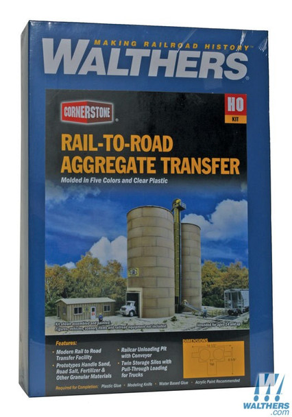 Walthers 933-4036 Rail-to-Road Aggregate Transfer Kit : HO Scale