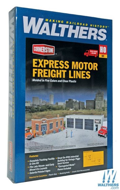 Walthers 933-4049 Express Motor Freight Lines Kit : HO Scale