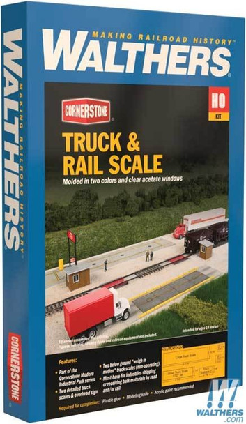 Walthers 933-4068 Truck & Rail Scale Kit : HO Scale