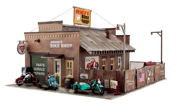 Woodland Scenics Deuce's Cycle Shop HO BR5045