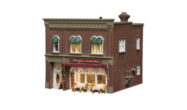 Woodland Scenics Emilio's Italian Restaurant - N Scale