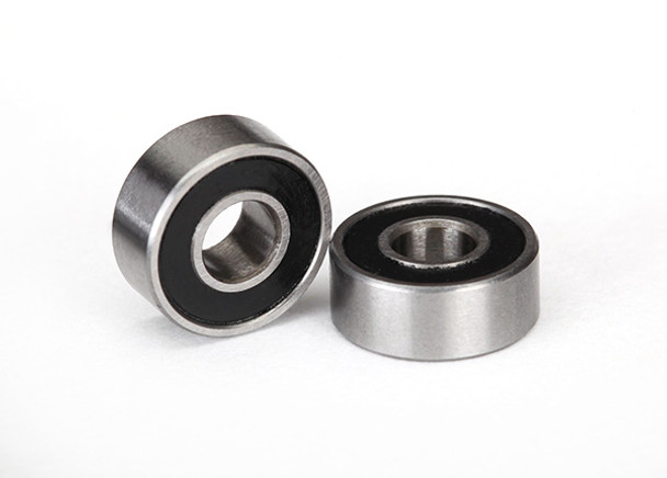 Traxxas Ball bearings, black rubber sealed (4x10x4mm) (2) : TRX-4