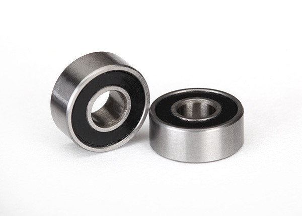 Traxxas Ball bearings, black rubber sealed (4x10x4mm) (2) : TRX-4