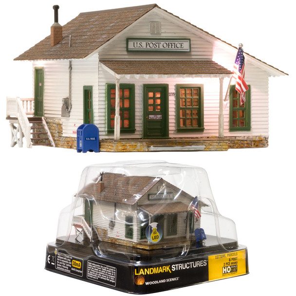 Woodland Scenics Letters/Parcels & Post Built-&-Ready Structure Assembled HO Scale