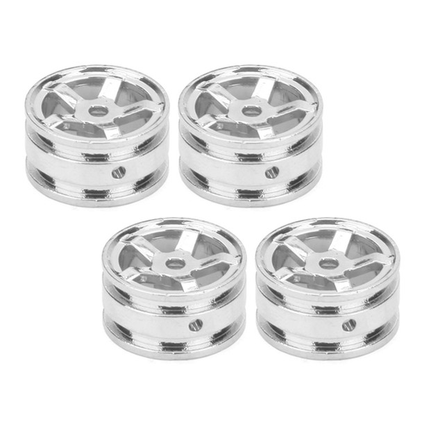 Orlandoo Hunter 5-Spoke Wheels Chrome (4) : 1/35 Rock Crawler Kit