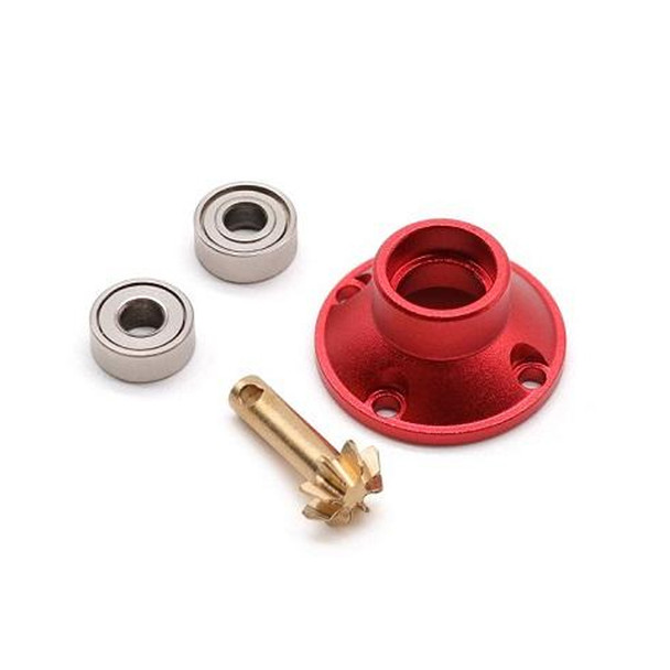 Orlandoo Hunter Model Metal Pass-Through Axle Cover Red : Jeep Rubicon