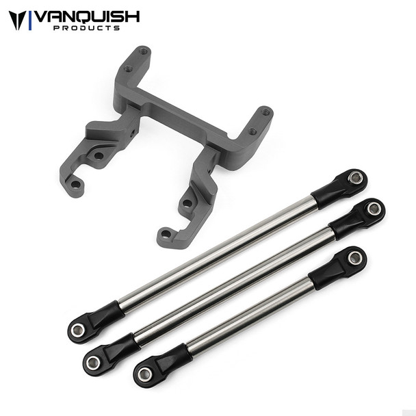 Vanquish VPS07858 Currie F9 Servo Mount Kit Grey : Axial SCX10-II