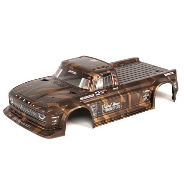 ARRMA ARA410002 Painted Decaled Trimmed Body Matte Bronze Camo : Infraction 6S BLX