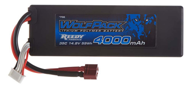 Associated WolfPack 4S 14.8V 4000mAh 35C LiPo Battery #756