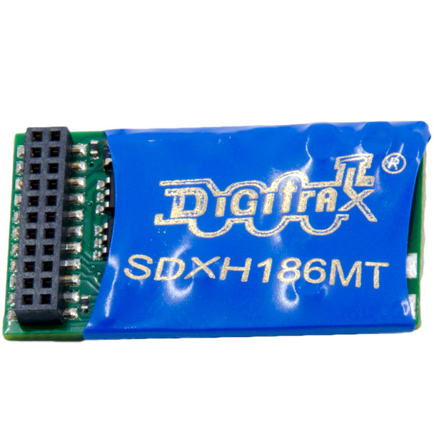 Digitrax SDXH186MT Premium 16-Bit SoundFX Mobile Decoder w/ 21MTC interface