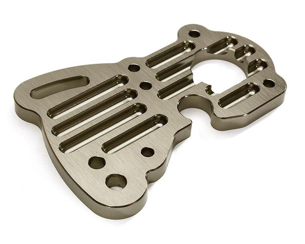 Integy Aluminum Motor Plate w/ Heatsink : Traxxas 1/10 E-Revo 2.0 C28671GREY