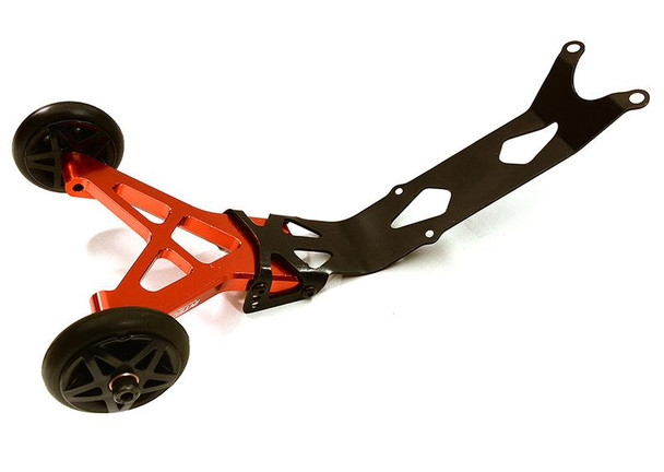 Integy Aluminum Wheelie Bar : Traxxas 1/10 E-Revo 2.0 C28695RED