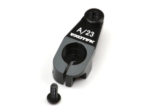 EXOTEK 1554BLK AE Heavy Duty Servo Horn Black Airtronics / Sanwa / KO / 23 Spline