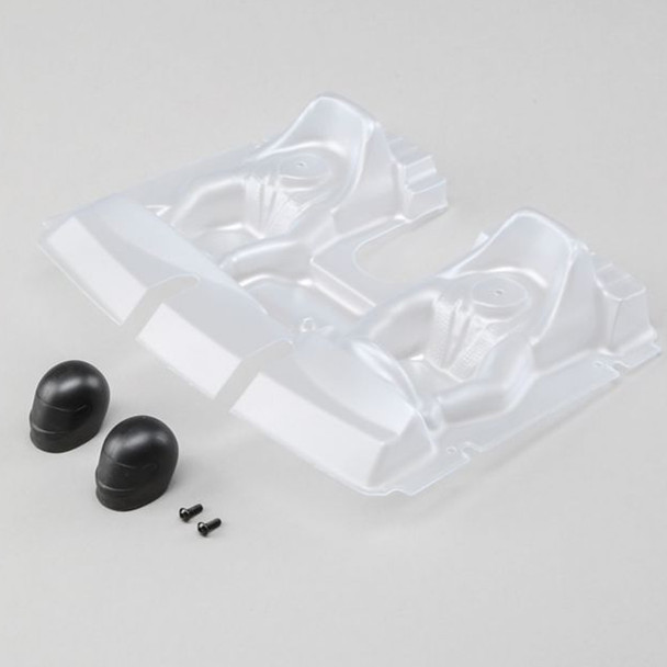 Losi LOS230020 Clear Interior Set with Helmets : Baja Rey