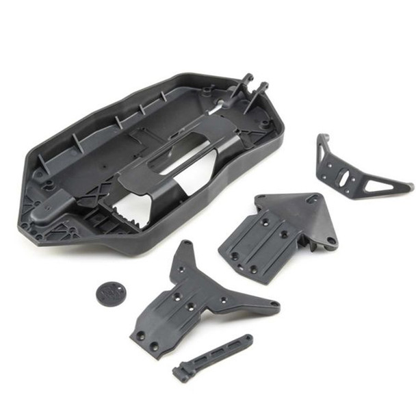 Losi LOS231035 Chassis and Skid Plates : TENACITY MT