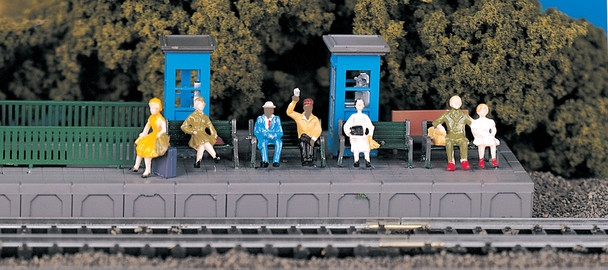 Bachmann 42342 Sitting Passengers (6) HO Scale