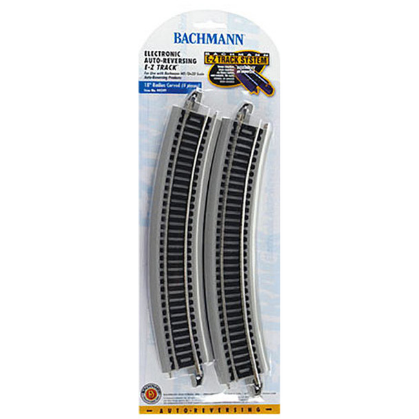 Bachmann 44549 EZ-Track Electronic Auto-Reversing 18" Radius Curve (4) HO Scale