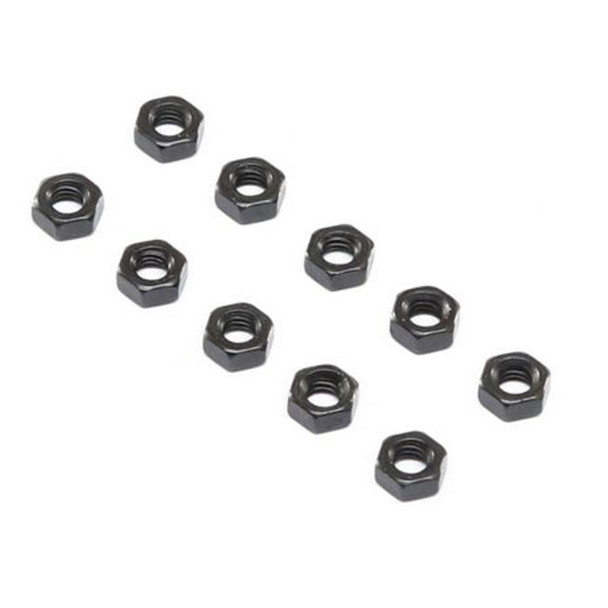 Losi LOS255024 Flat Nut Steel M4 (10) : Super Baja Rey