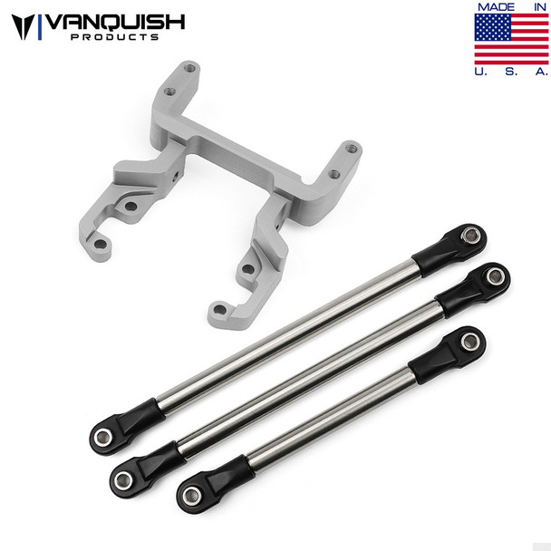 Vanquish Products Currie F9 Servo Mount Kit Clear : SCX10 II