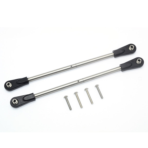 GPM Racing Stainless Steel Adjustable Rear Upper Chassis Link Tie Rods : Unlimited D.R