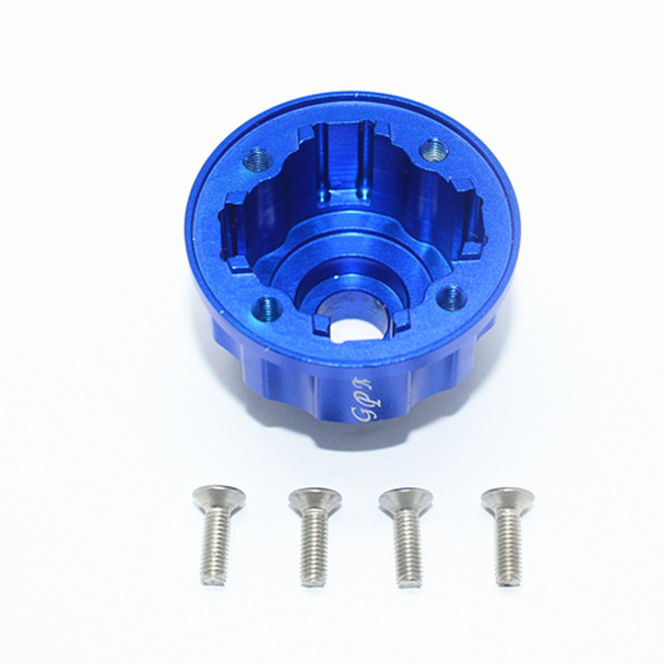 GPM Racing Aluminum Front or Rear Diff Case Blue : Traxxas E-Revo VXL 2.0