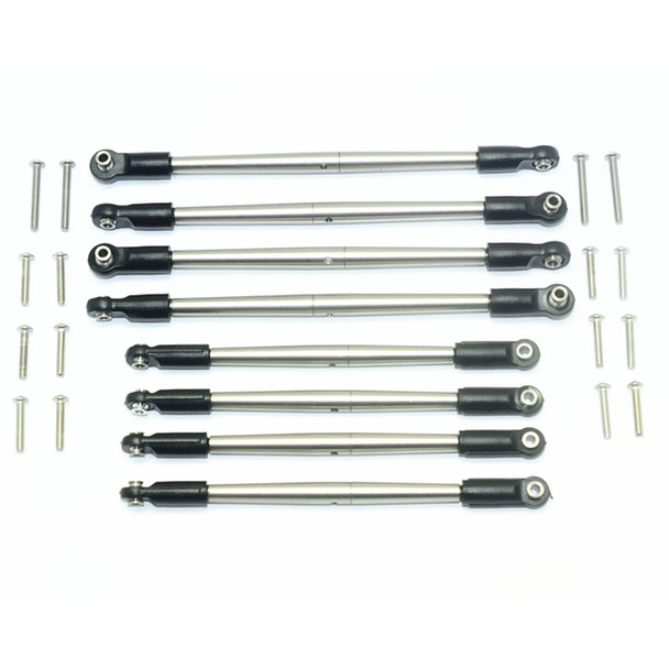 GPM Racing Stainless Steel Adjustable Tie Rods : Traxxas E-Revo VXL 2.0