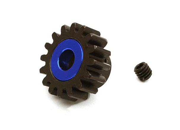 Integy C28749BLUE Aluminum 16T Pinion Gear : Arrma 1/8 Kraton 6S BLX MOD1