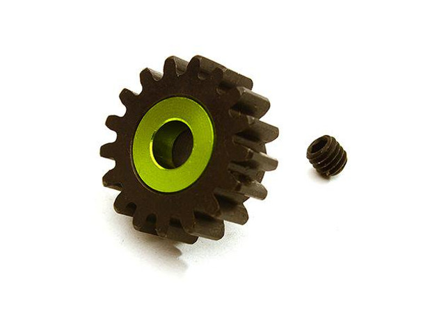 Integy C28750GREEN Aluminum 17T Pinion Gear : Arrma 1/8 Kraton 6S BLX MOD1