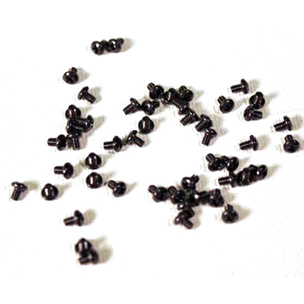 A-Line 11004 Screw Pack (50) 2-56 X 1/8" Phillips Head m/s Black Oxide HO Scale