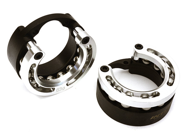 Integy Aluminum Counterweight (2): Traxxas TRX-4 & Trail Crawler C27997SILVER