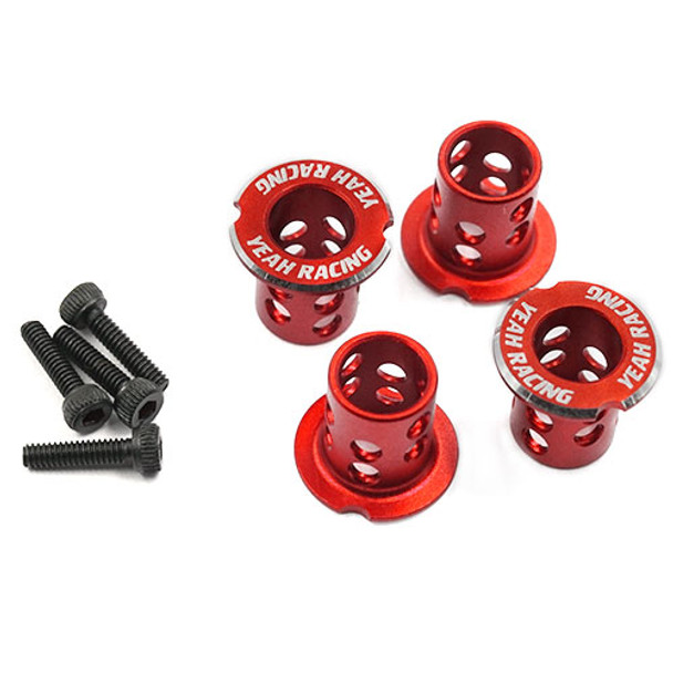 Yeah Racing YA-0530OR Aluminum Adjustable Body Mounts 4pcs Orange