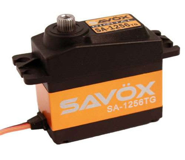 Savox SA-1256TG High Torque Titanium Gear Digital Servo MINIMIZED BACKLASH