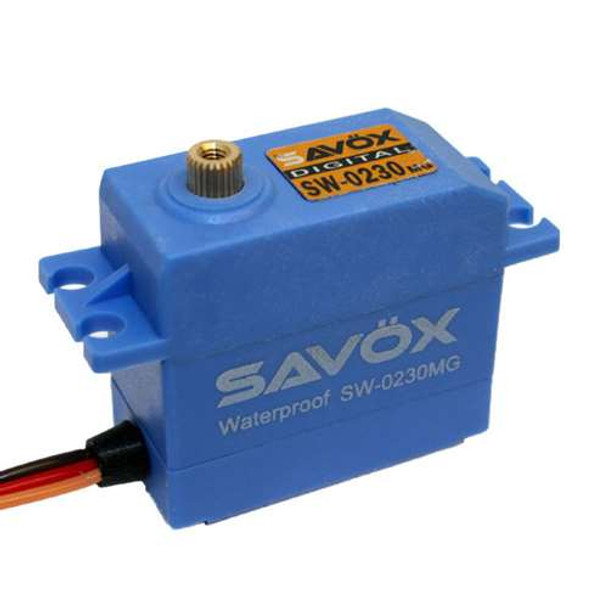 Savox SW-0230MG Waterproof HV Metal Gear Digital .13/111.1 High Voltage Servo