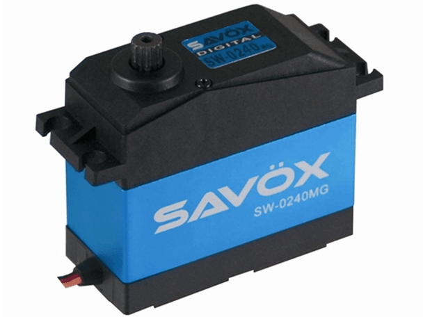 Savox SW-0240MG WATERPROOF 5TH SCALE DIGITAL SERVO .15/486 HIGH VOLTAGE