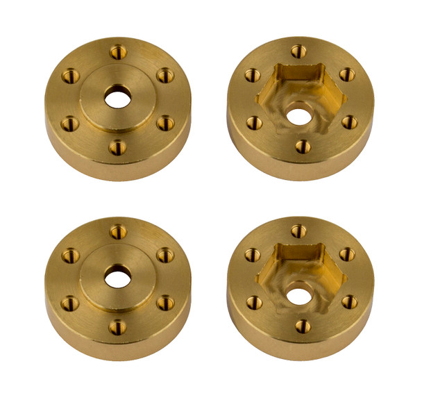 Associated 42104 FT Enduro Beadlock Hex Adapters Brass : Enduro