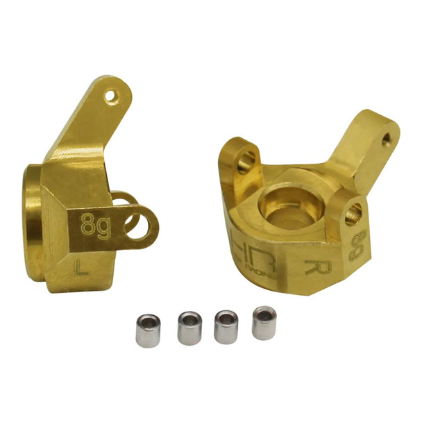 Hot Racing SXTF21H Brass Front Steering Knuckle Axial SCX24 Axles