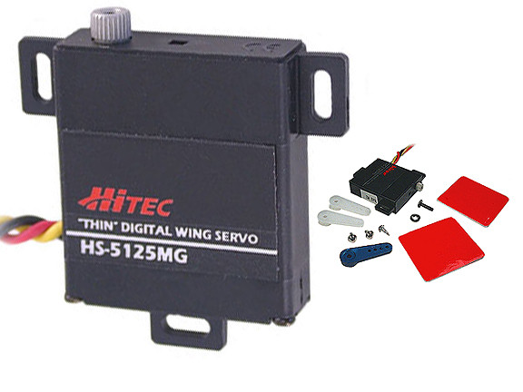 Hitec HS-5125MG Slim Metal Gear Wing Servo U HS5125MG/HS5125/5125MG/5125