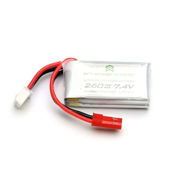 Orlandoo Hunter LS7401 Lipo 2S 7.4V 260 mAh Battery JST : 1/32 - 1/35