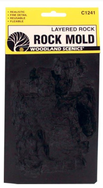 Woodland Scenics C1241 Layered Rock Mold 5X7"