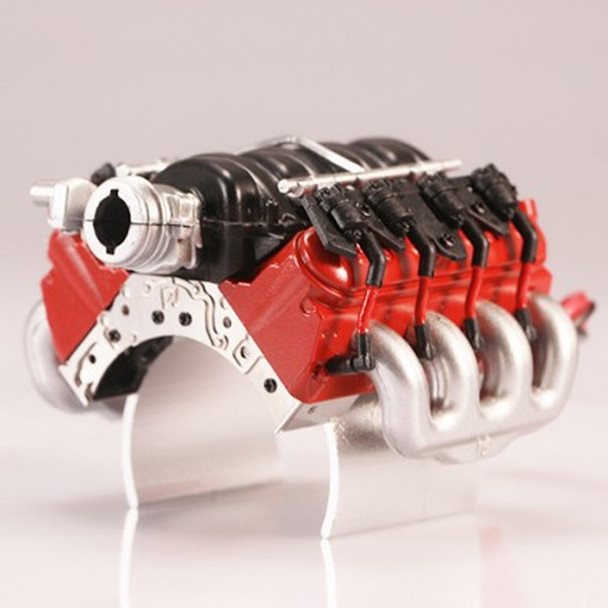 GPM Racing V8 LS3 Engine Radiator Color Version (1Pc) Red : TRX-4 Defender
