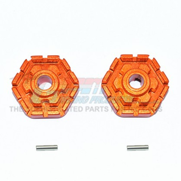 GPM Racing Aluminum Wheel Hub Hex +2mm (2Pcs) Orange : Maxx Monster Truck