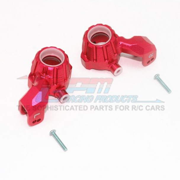 GPM Racing Aluminum Front Knuckle Arm (4Pcs) Set Red : Maxx Monster Truck