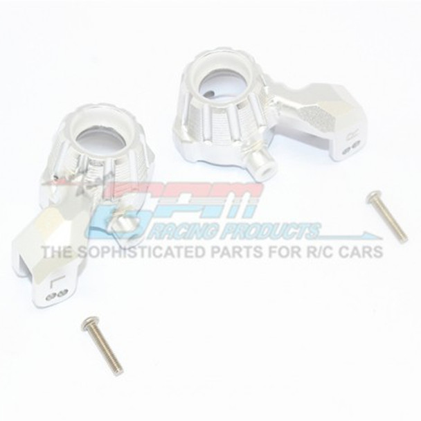 GPM Racing Aluminum Front Knuckle Arm (4Pcs) Set Silver : Maxx Monster Truck
