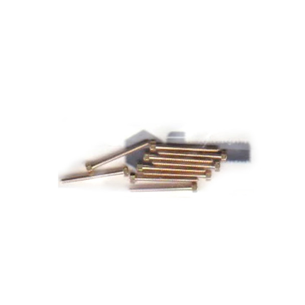 Walthers 947-1126 #00-90 Brass Hex Head Machine Screws 1/2 x .047" (10)