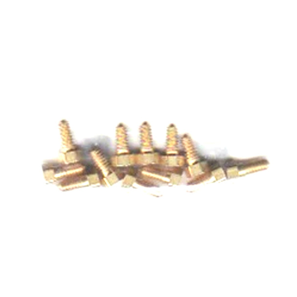 Walthers 947-1152 #2-56 Brass Hex Head Machine Screws 3/16 x .086" (12)