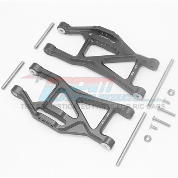 GPM Racing Alum Front / Rear Lower Arms Black : Maxx Monster Truck