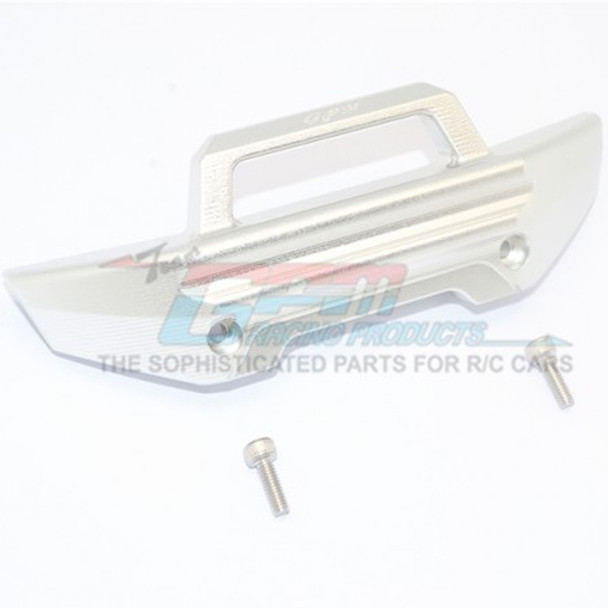 GPM Racing Aluminum Front Bumper Silver : Traxxas Maxx