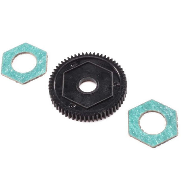 Losi LOS212016 Spur Gear with Slipper Pads 60T 0.5M : Mini-T 2.0