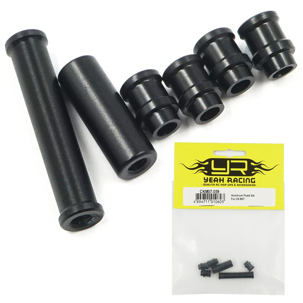 Yeah Racing CKM07-059 Aluminum Post Set : CK-M07
