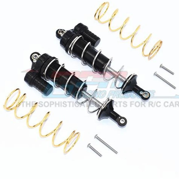 GPM Alum Front Or Rear L-Shape Piggy Back Spring Dampers 125mm (2) Black : Maxx